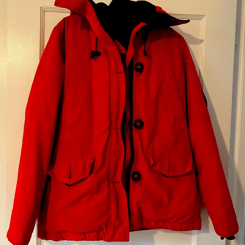 Authentic red Canada Goose jacket. Women’s size MEDIUM.